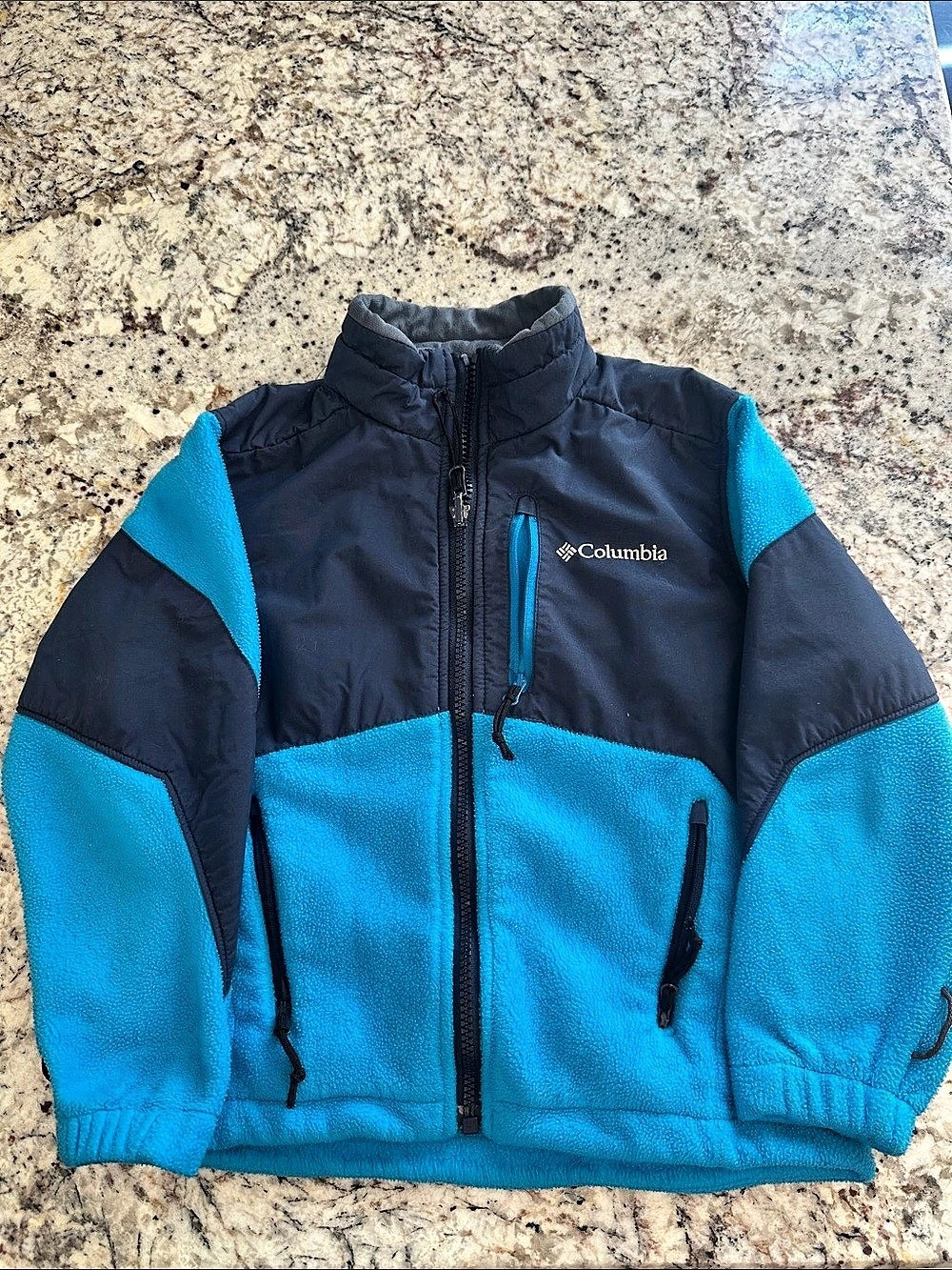 Columbia Boys Steens Mountain II Overlay Fleece Jacket Boys 6/7
